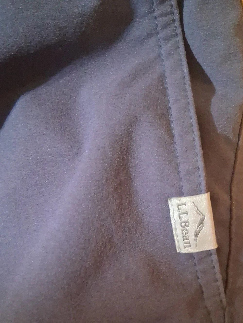 L.L. Bean Men's Navy Drawstring Joggers